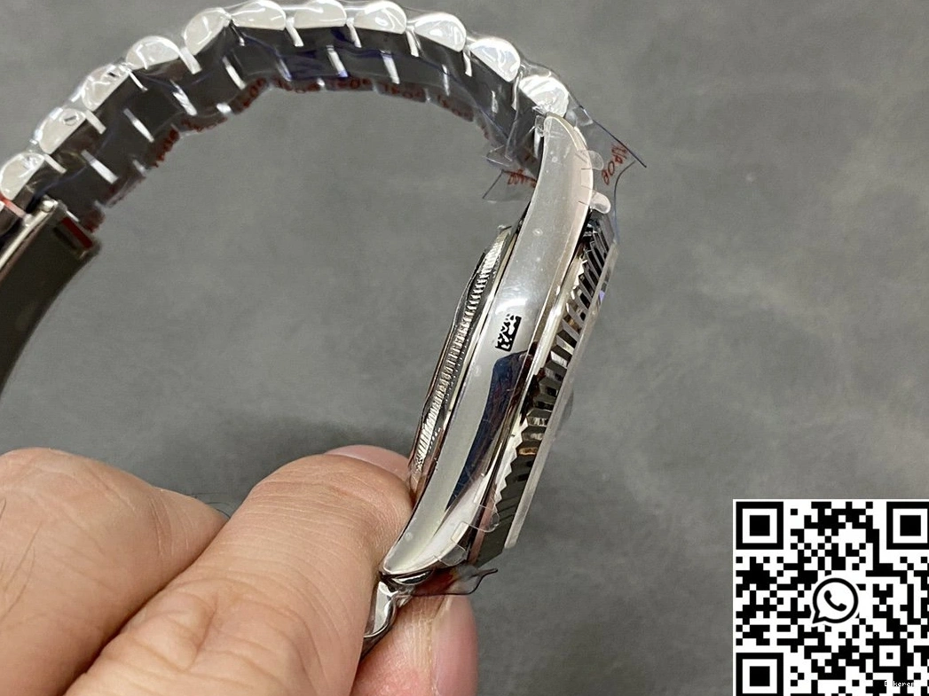 Rolex Steel Blue QF Day v5 Tungsten Date Deep Dial Factory 228239-0076 0227